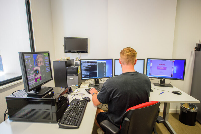 Testing participants in the lab